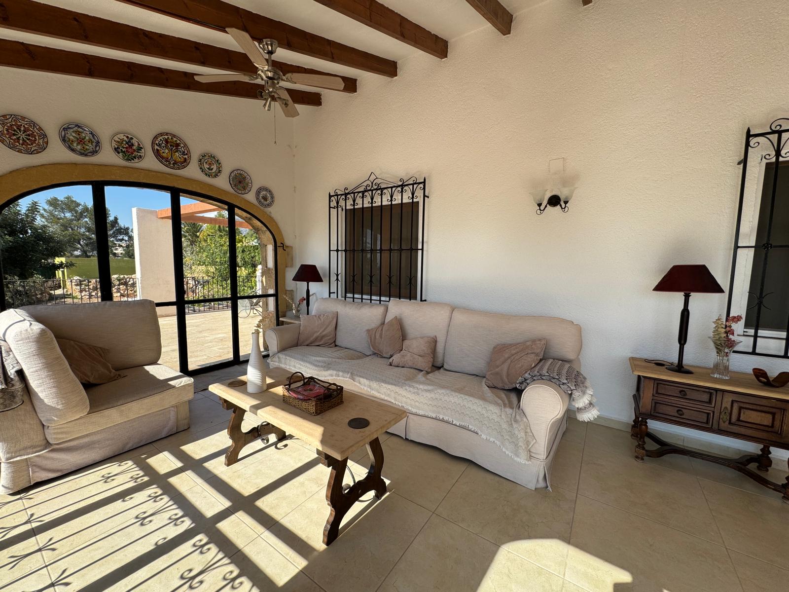 Lounge area with comfortable seating